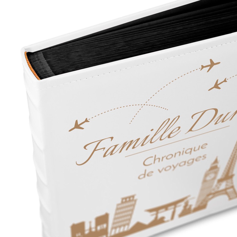 Murrano Personalized Photo Album for Travel-Loving Couples