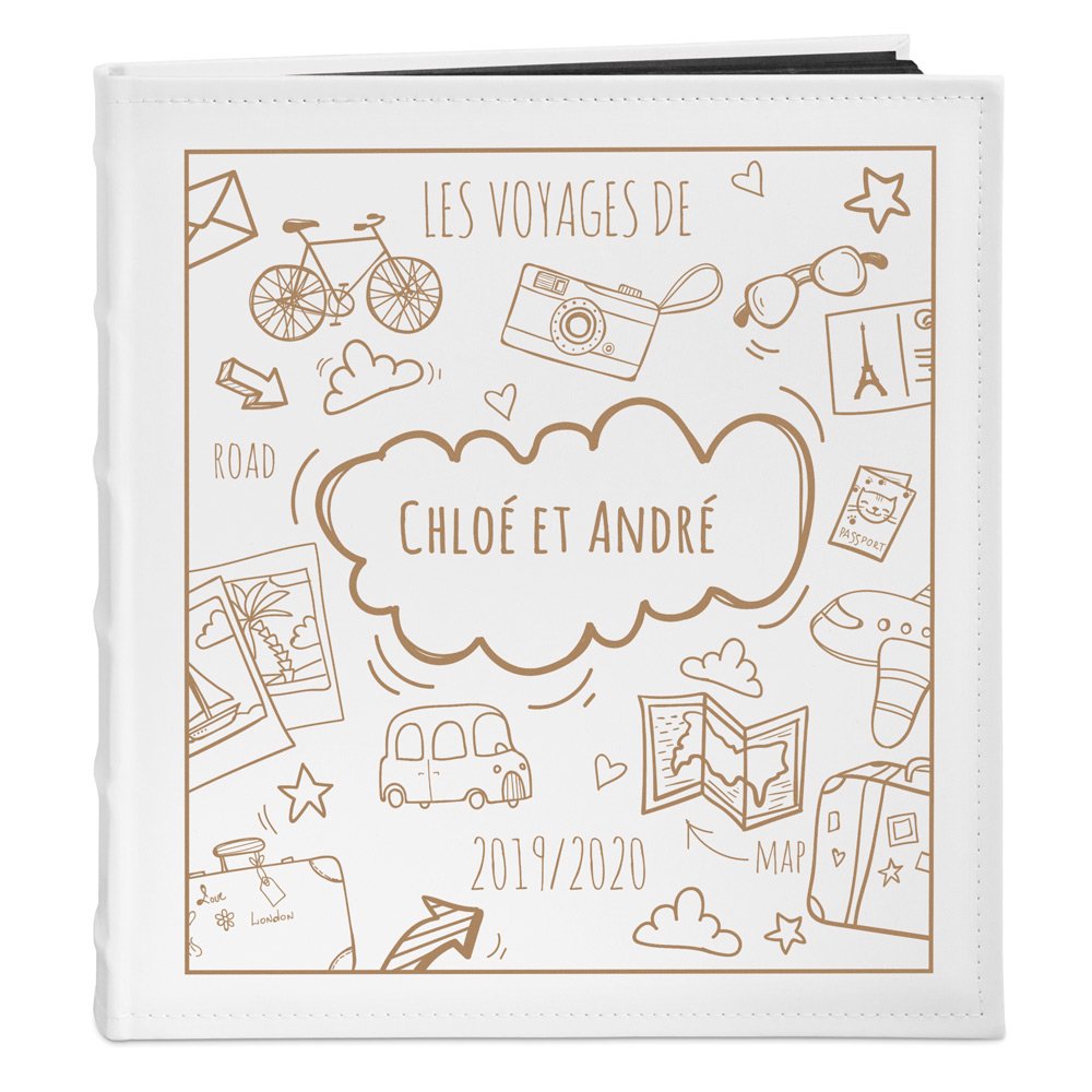Personalized Photo Album for Travel-Loving Couples