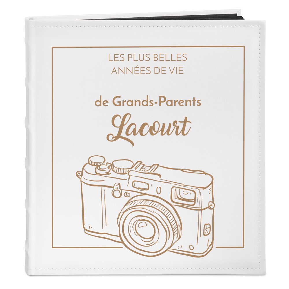 Murrano Personalized Photo Album for Grandparents' Wedding Anniversary