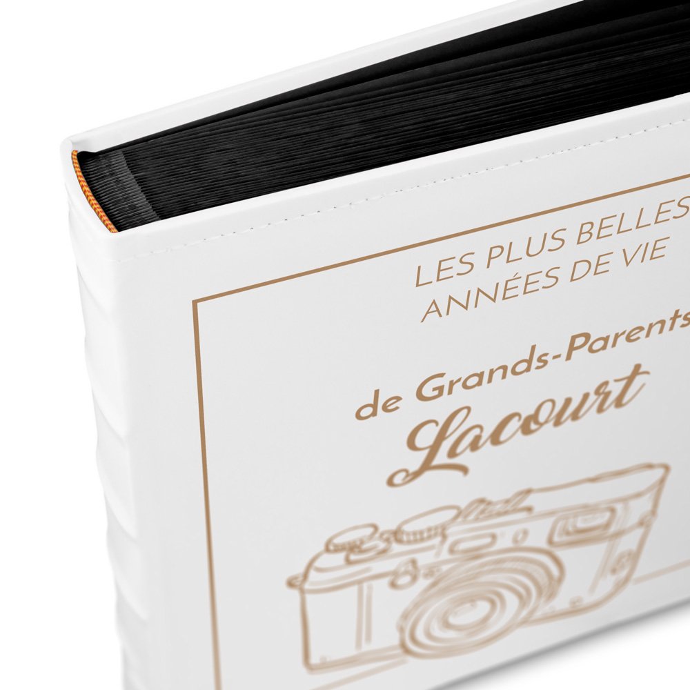 Murrano Personalized Photo Album for Grandparents' Wedding Anniversary