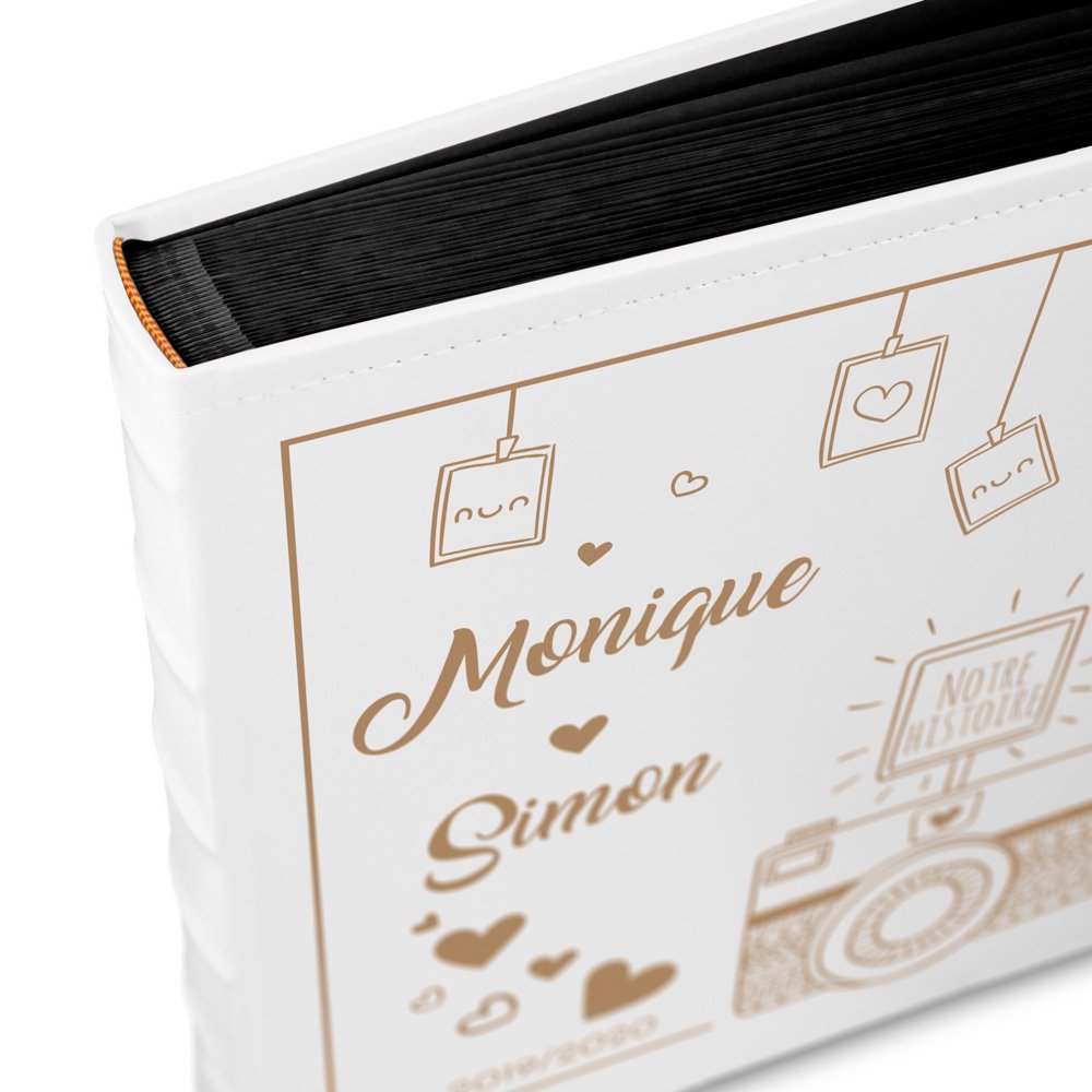 Murrano Custom Photo Album for Couples