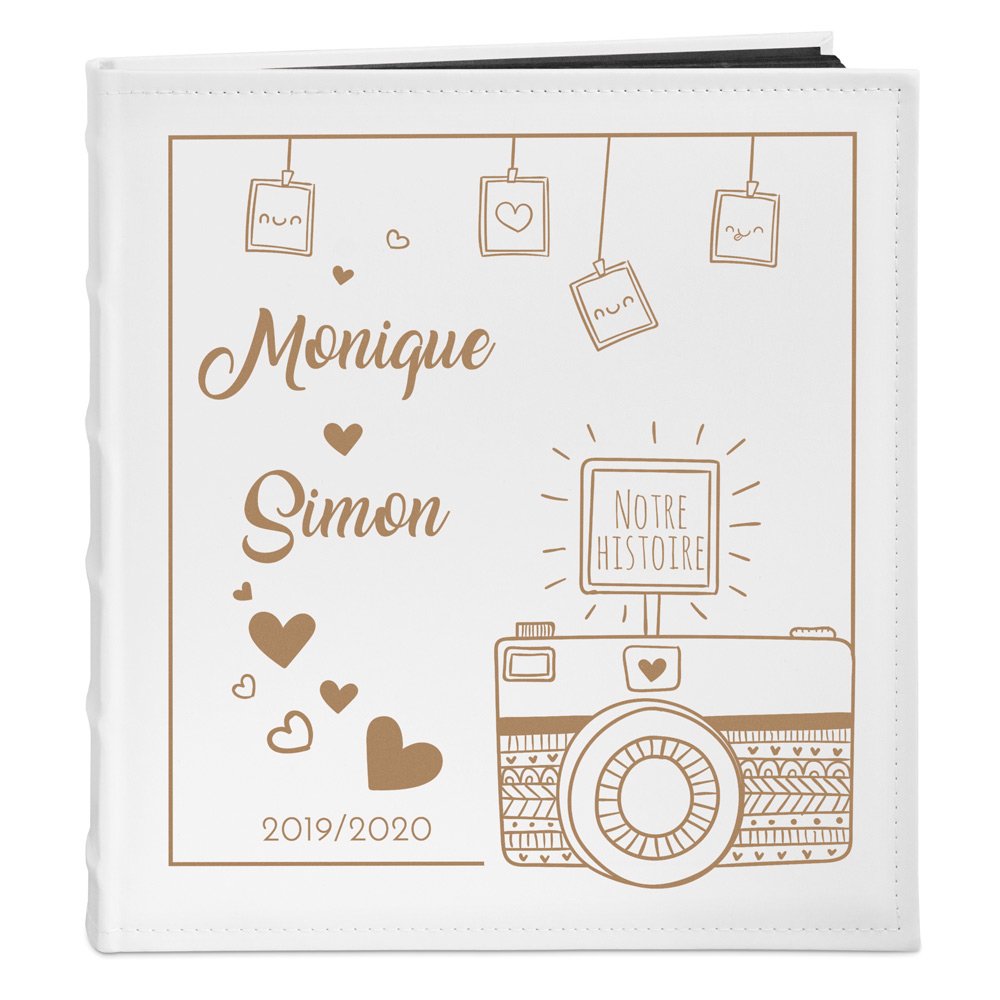 Murrano Custom Photo Album for Couples