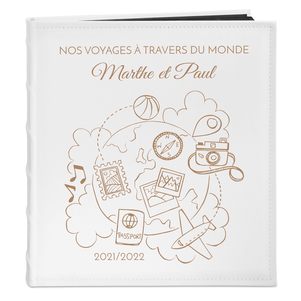 Murrano Personalized Photo Album for Him and Her