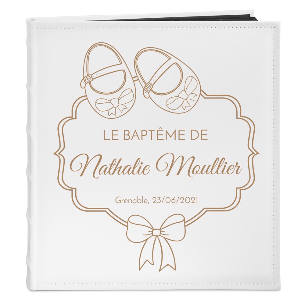 Murrano Personalized Photo Album for Granddaughter's Baptism