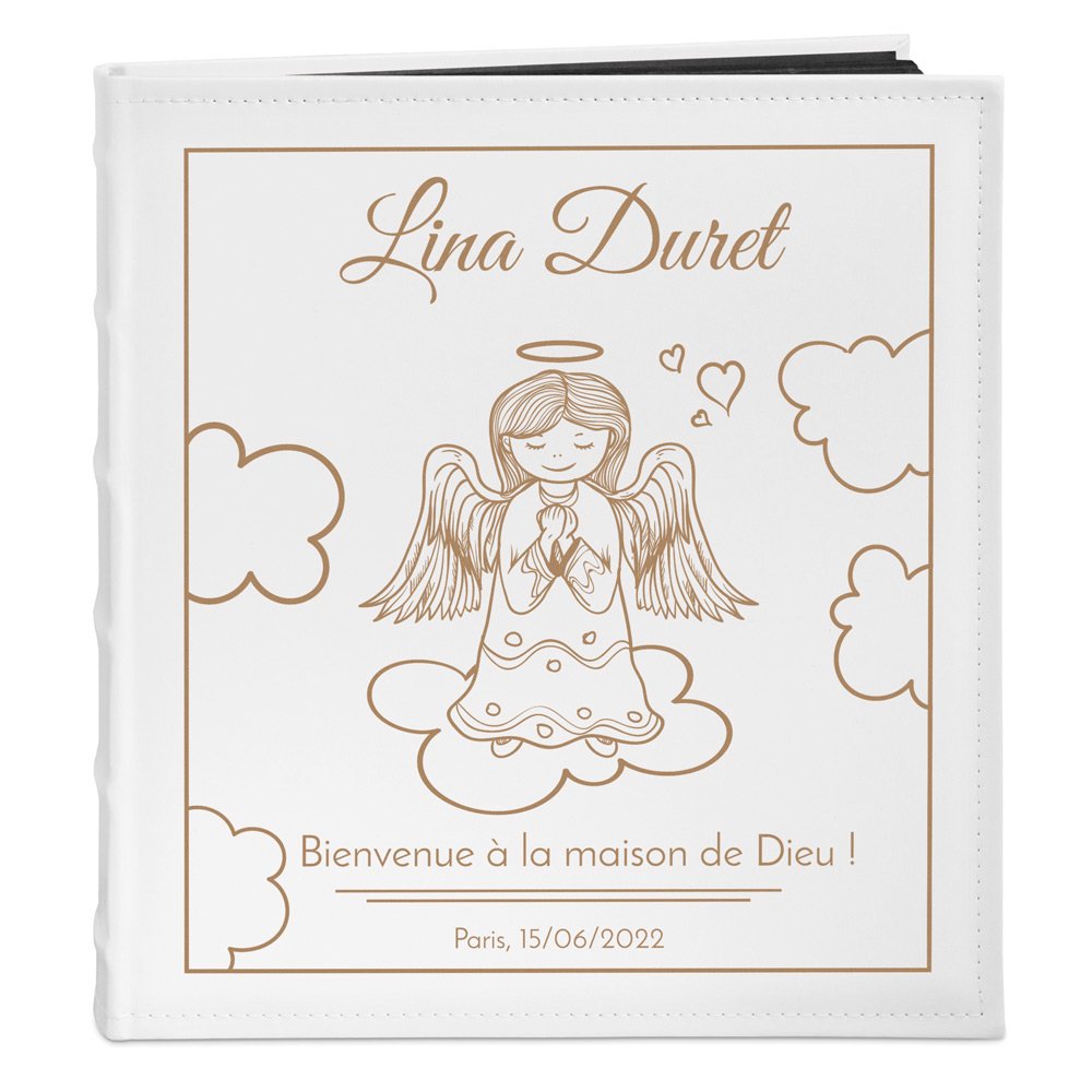 Murrano Custom Photo Album for Goddaughter's Baptism
