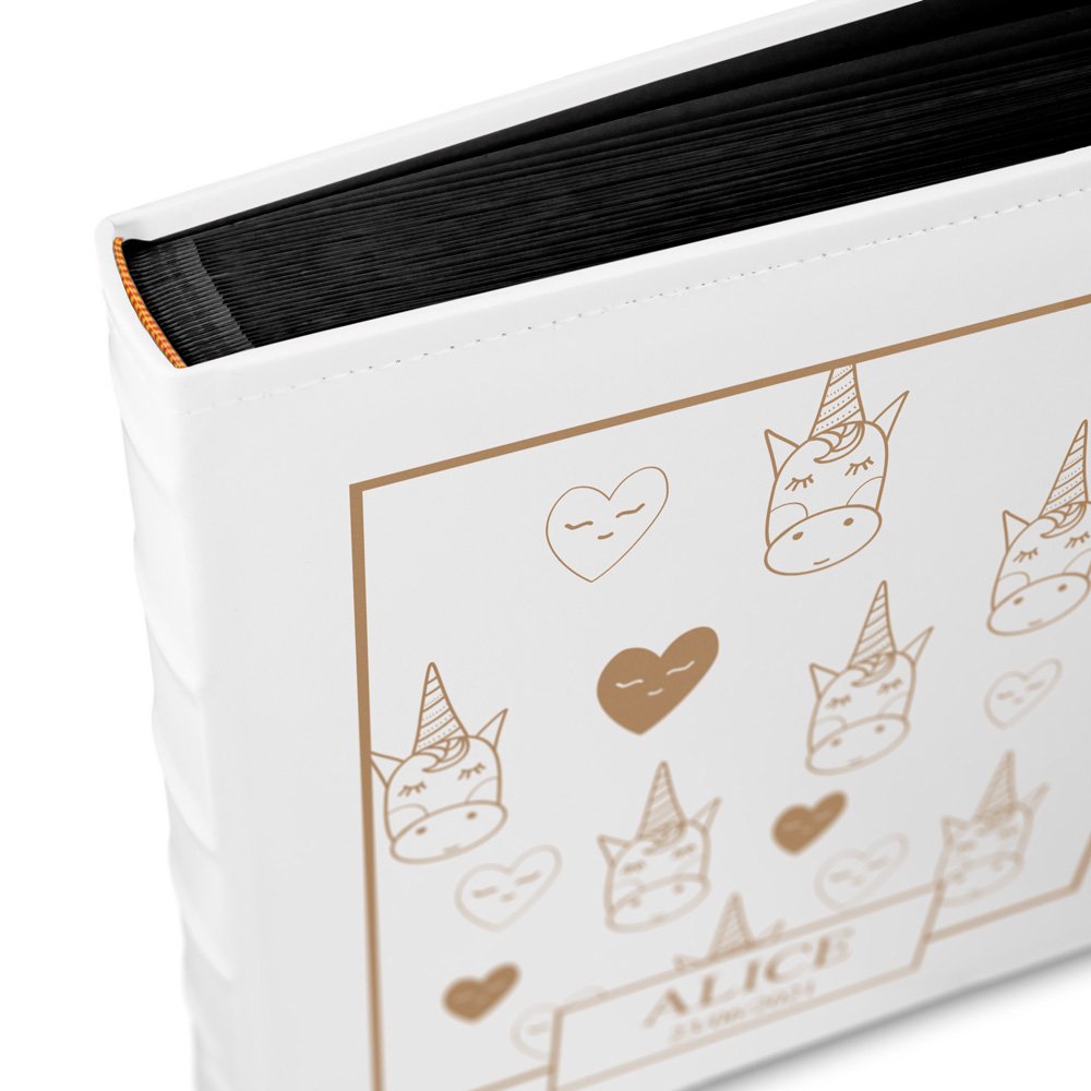 Murrano Personalized Photo Album for a Goddaughter's Birth