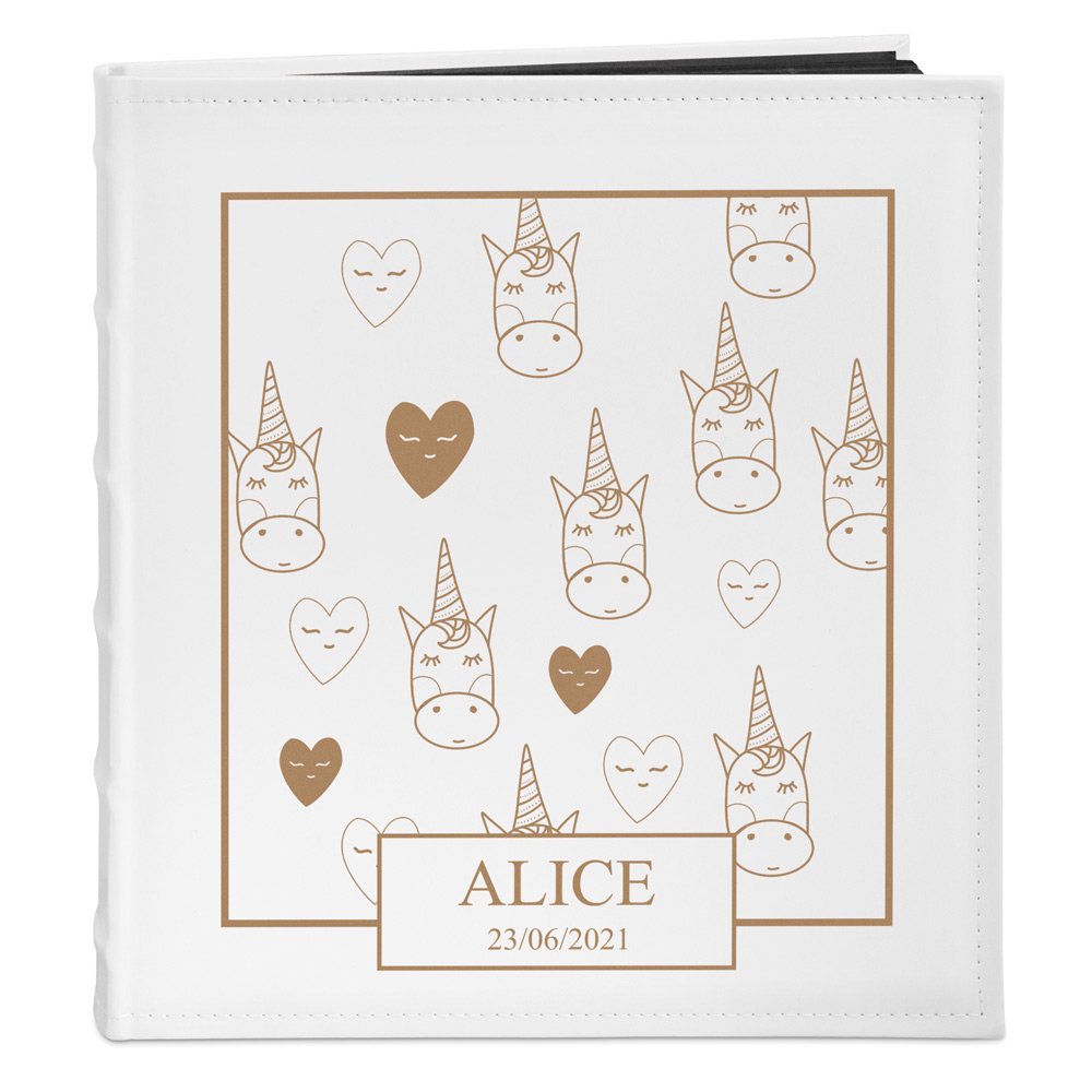 Murrano Personalized Photo Album for a Goddaughter's Birth