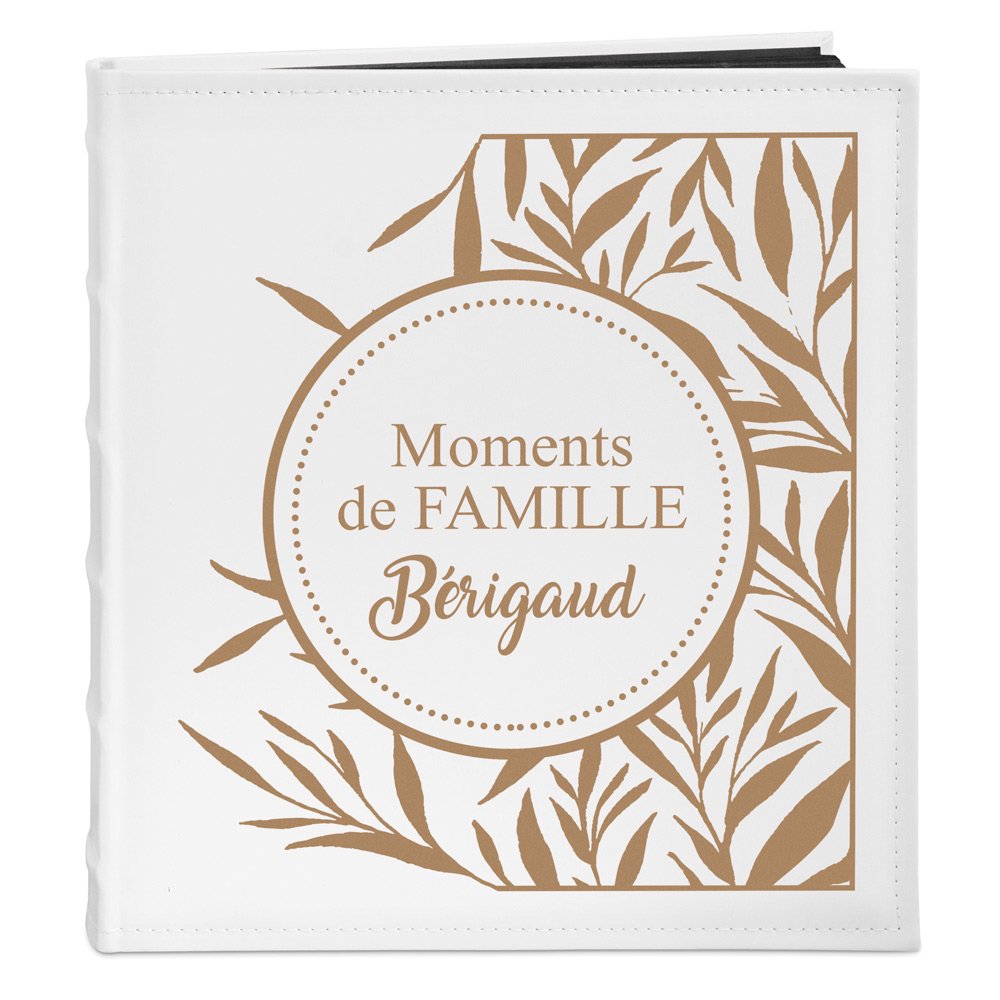 Murrano Personalized Photo Album for Friends Wedding