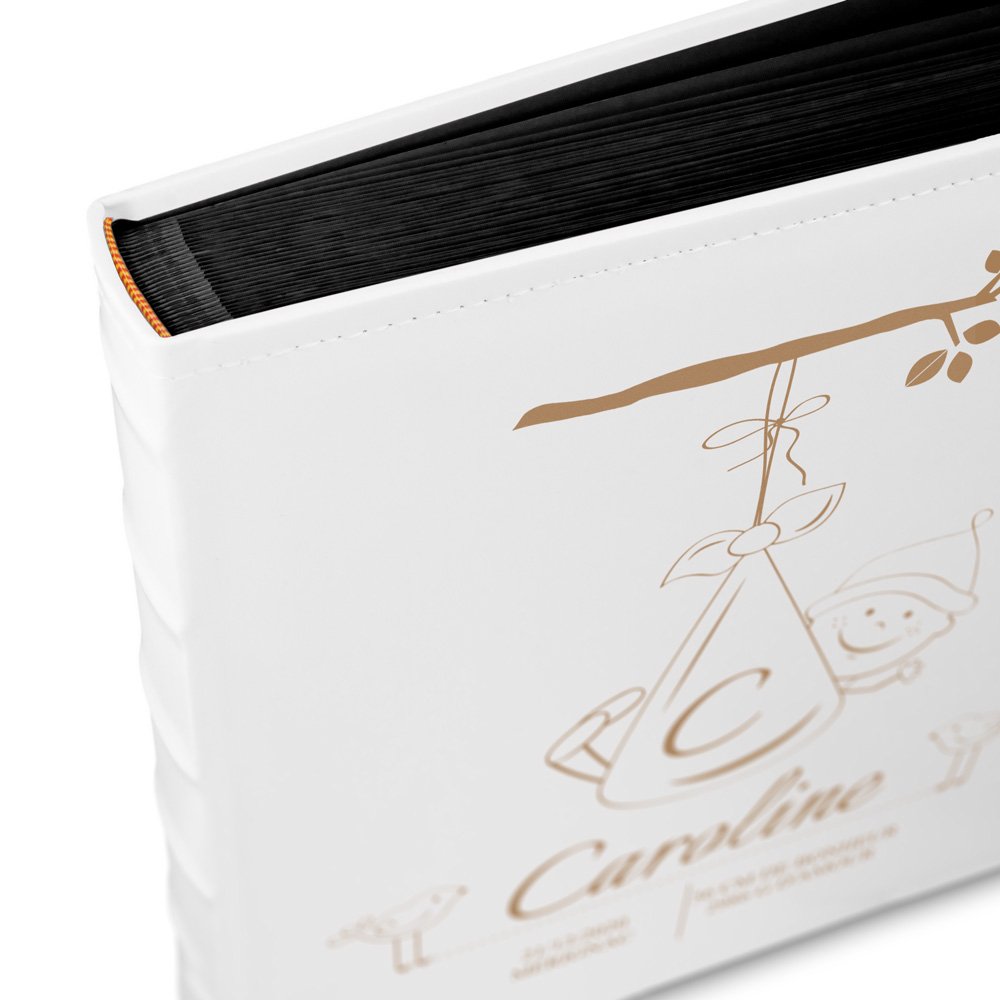 Murrano Personalized Photo Album for Granddaughter's Birth