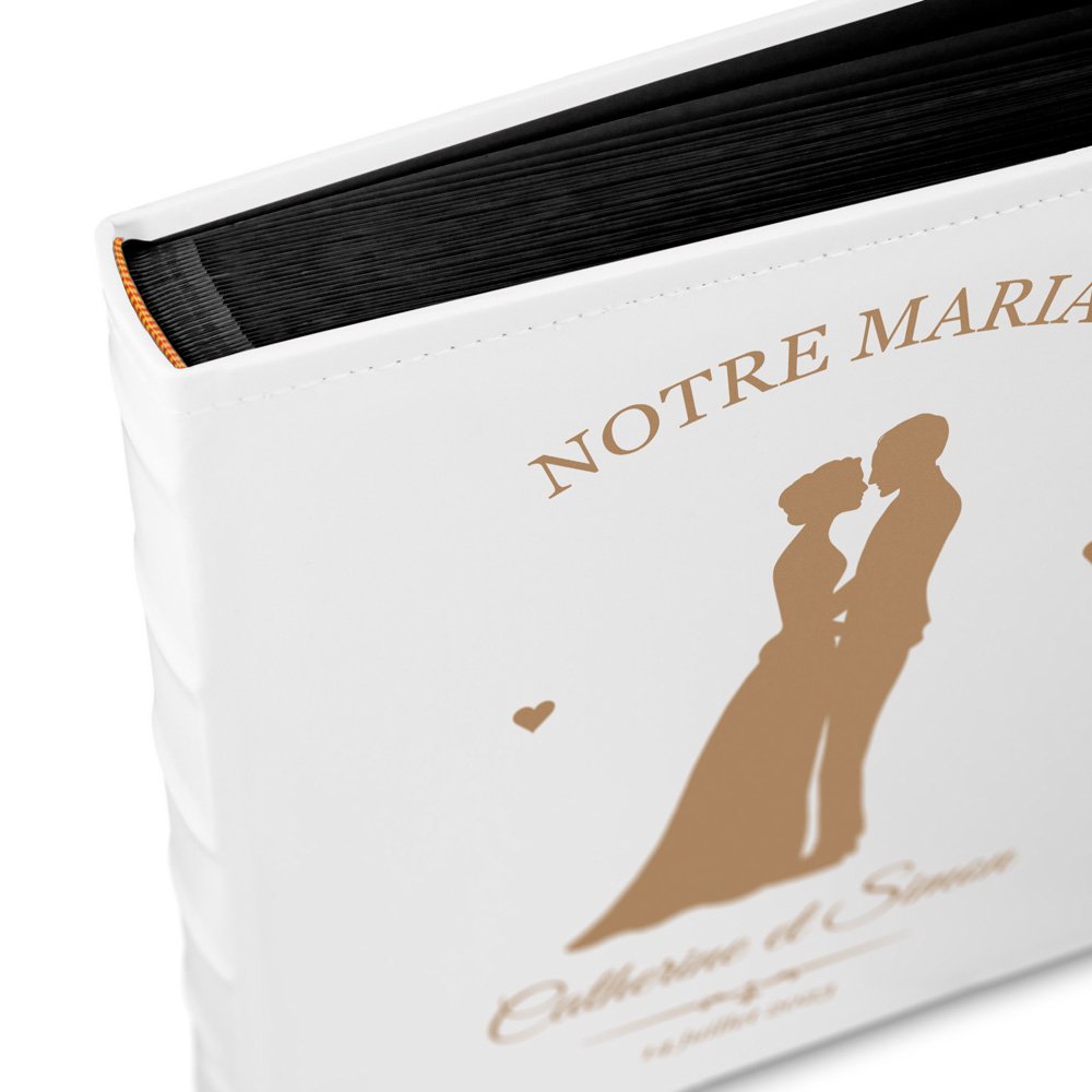 Murrano Traditional Photo Album with Customization for Newlyweds