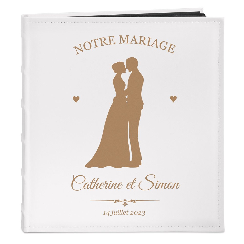 Murrano Traditional Photo Album with Customization for Newlyweds
