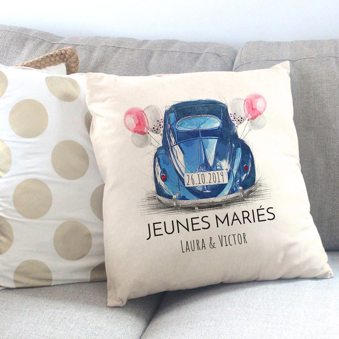 Coussin pour jeunes mariés Murrano