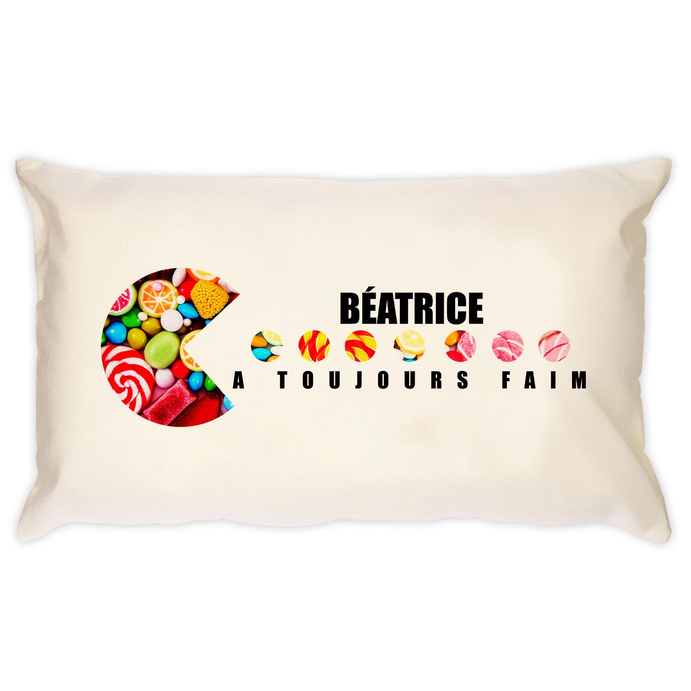 Almohada de algodón personalizada Murrano para una amiga