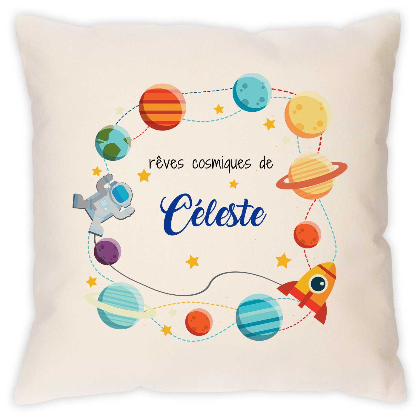 Almohada Personalizada Murrano para el Cumpleaños de un Sobrino