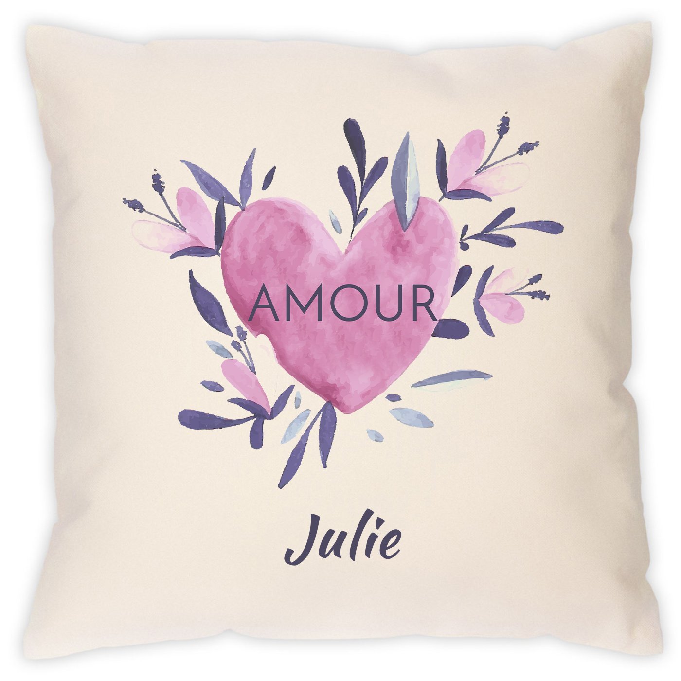 Almohada Personalizada Murrano para el Día de San Valentín