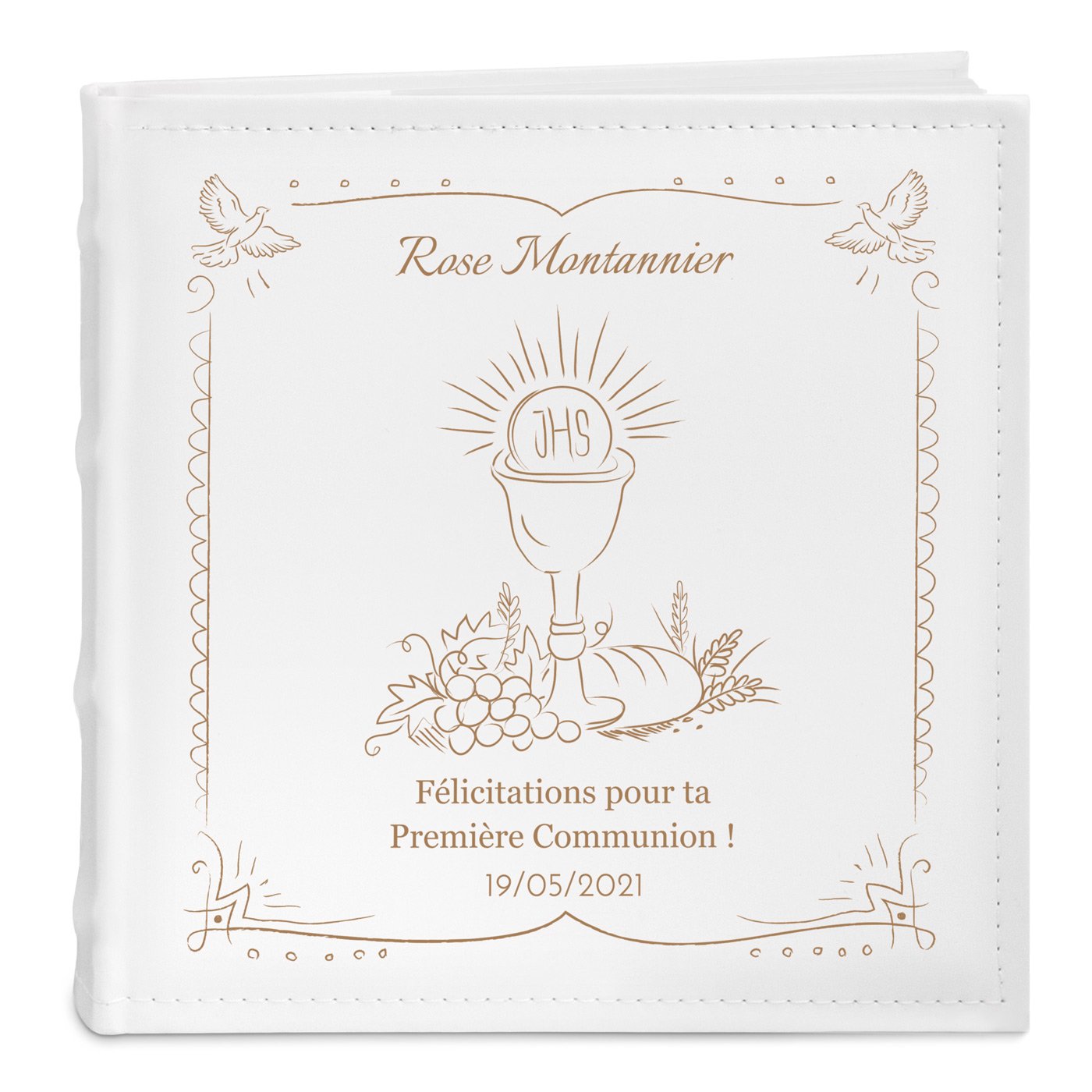 Murrano Custom Photo Album - Communion Girl