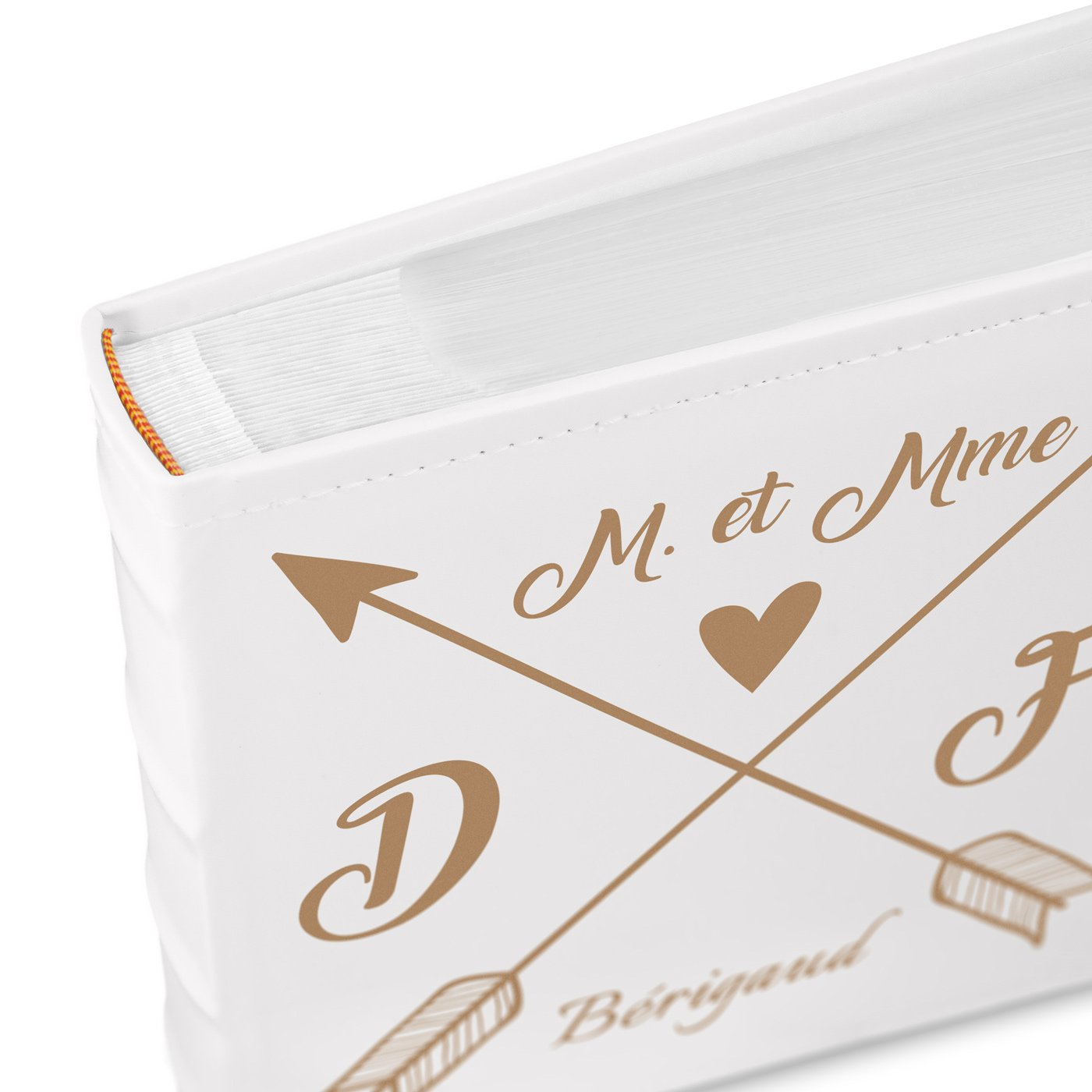 Murrano Personalized Photo Album for Newlyweds