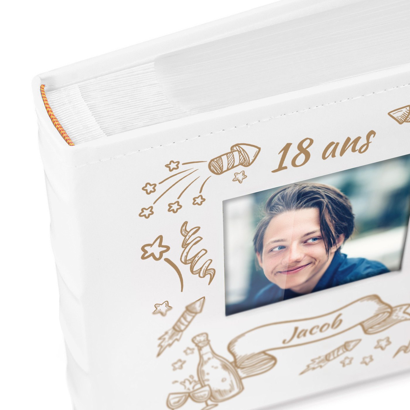 Murrano 18th Birthday Photo Album - Customized for Him