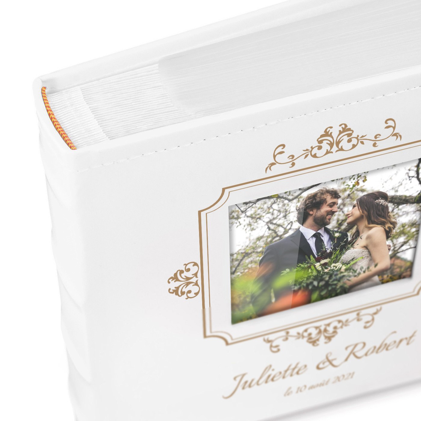 Murrano Photo Album with Pocket Pages for Couple, Wedding, Anniversary