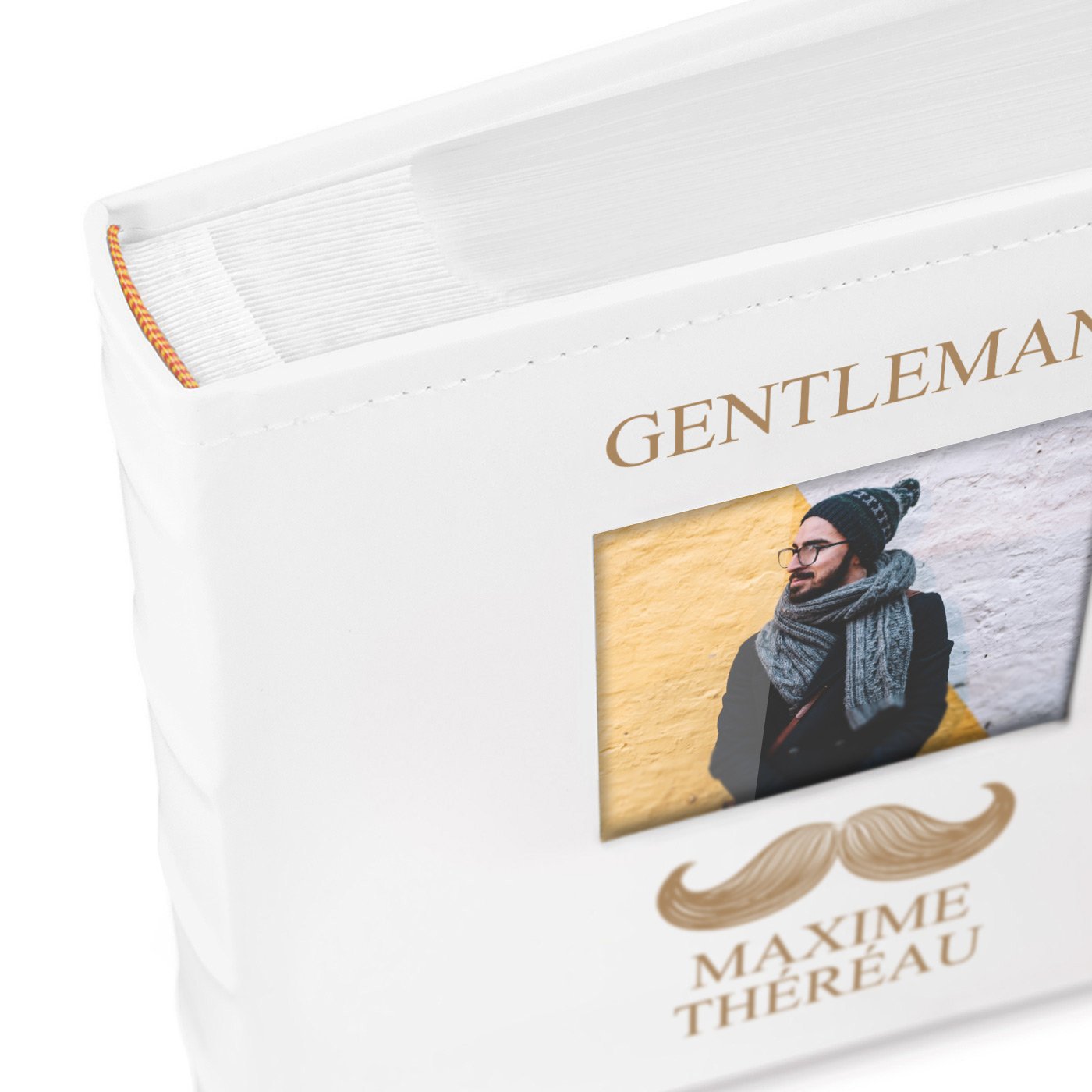 Murrano Photo Album with Pocket Pages for Gentleman's Anniversary