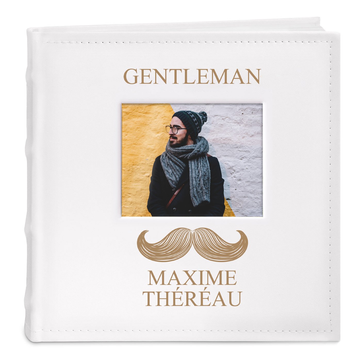 Murrano Photo Album with Pocket Pages for Gentleman's Anniversary
