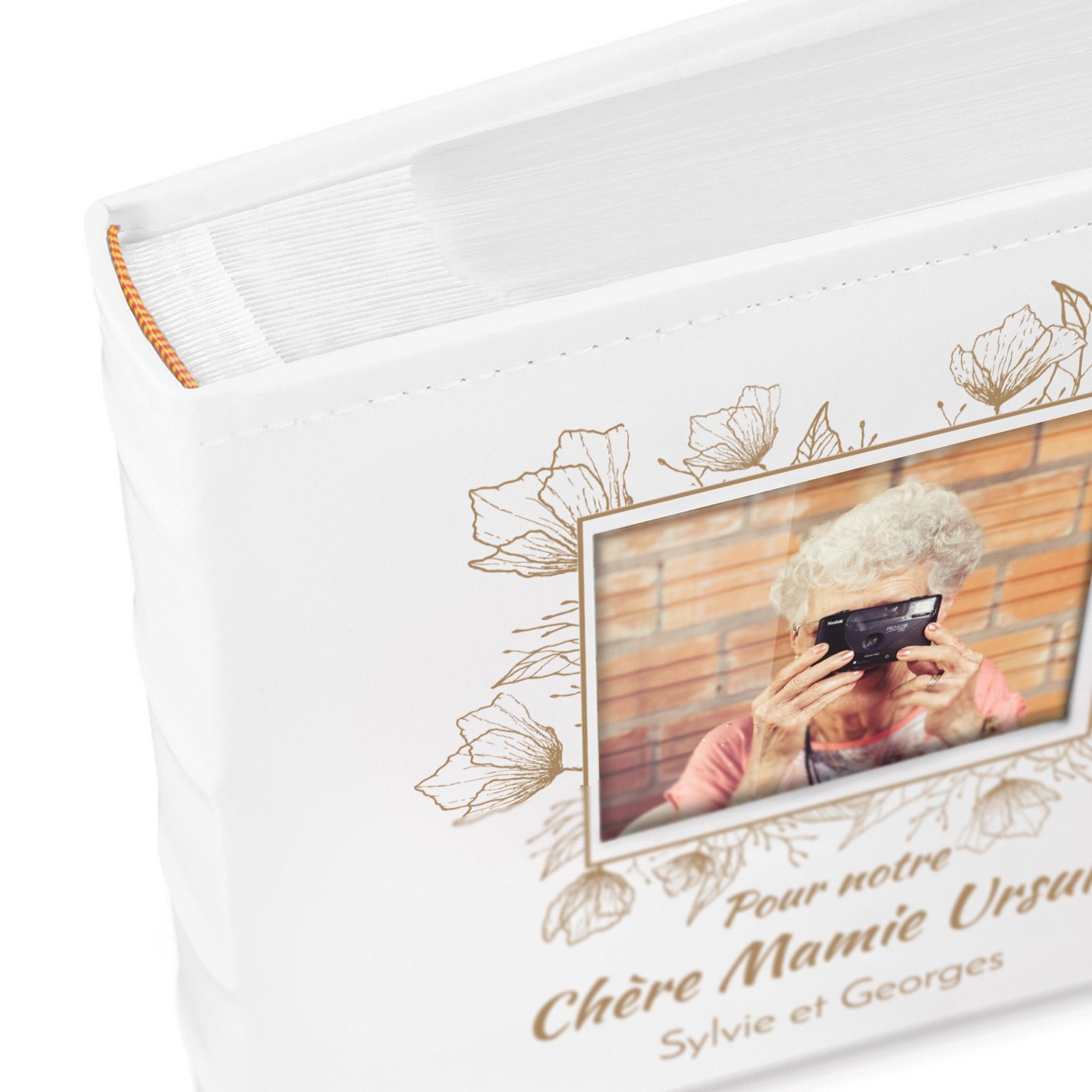 Murrano Photo Album with Pocket Pages for Grandma's Anniversary