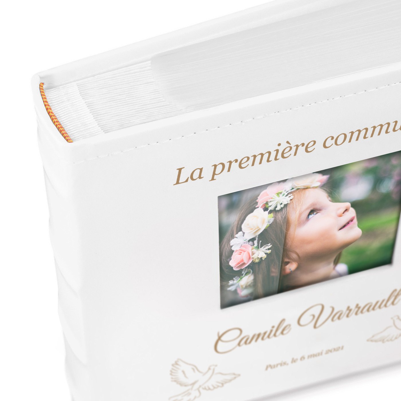 Murrano Photo Album with Pocket Pages for Communion Girl