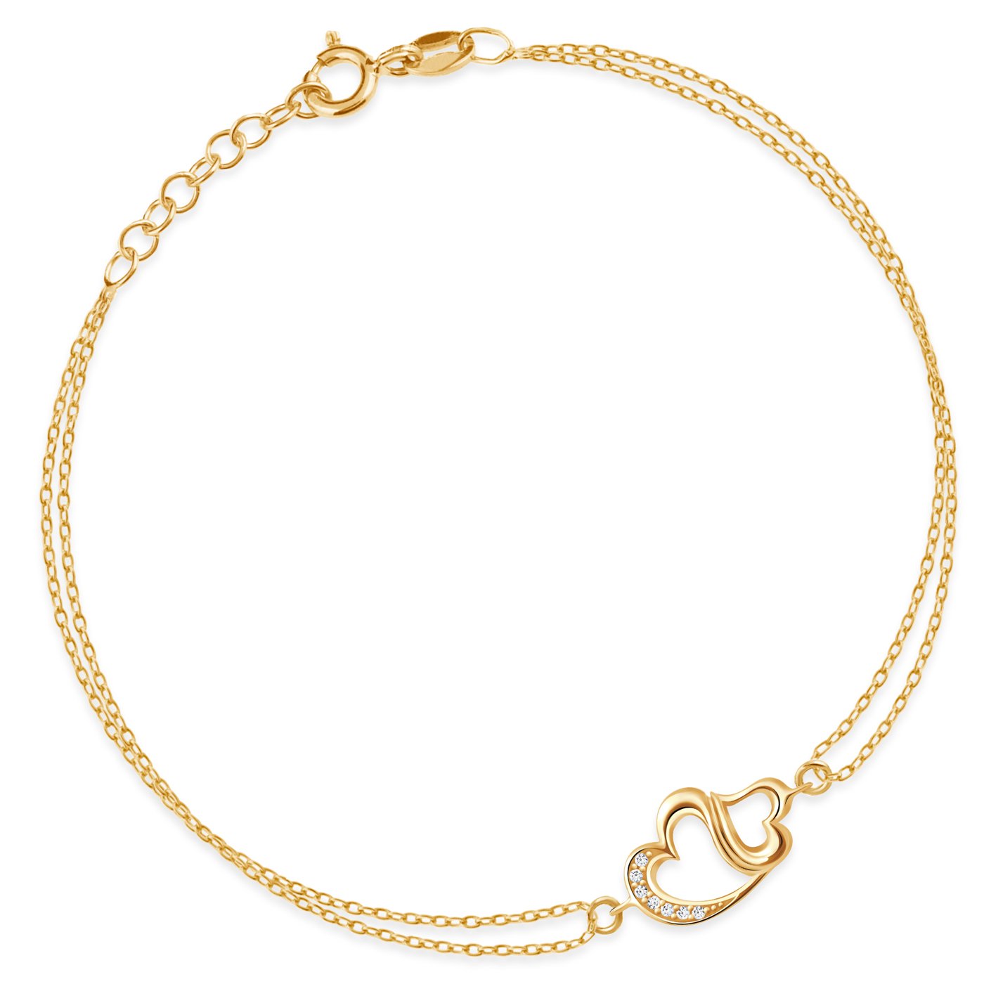 Pulseras de oro de 8 quilates grabados de Murrano para prometida