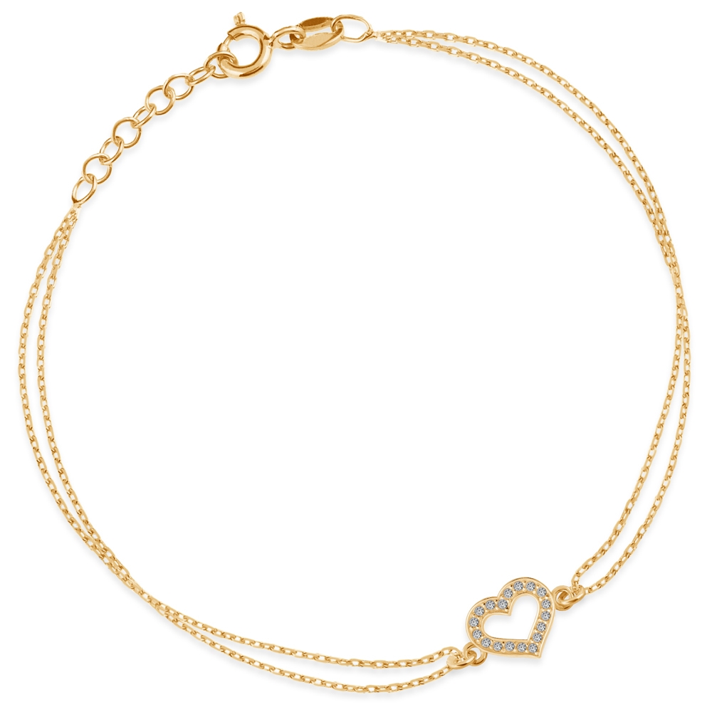 Braccial de oro de 8 quilates personalizado Murrano para mujer