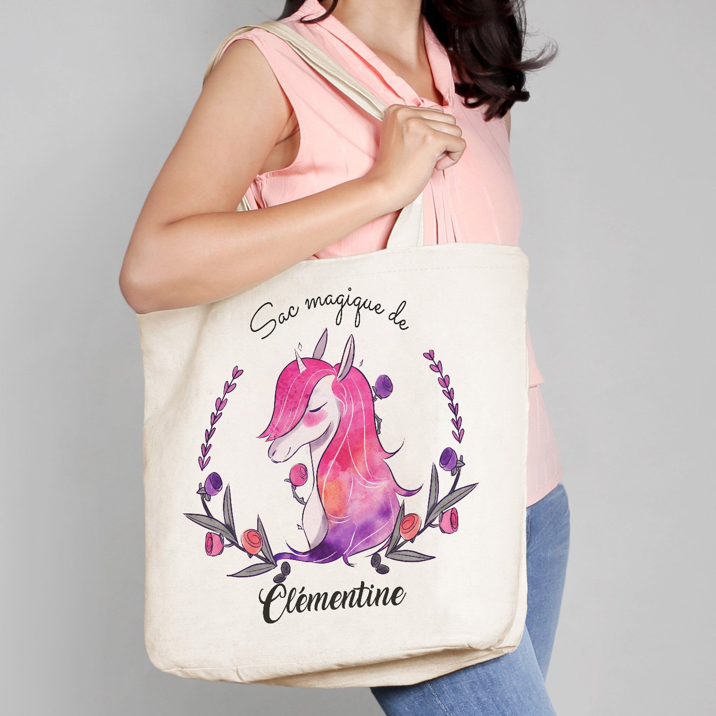 Bolso de mano personalizado Murrano para hija/nieta/padrina