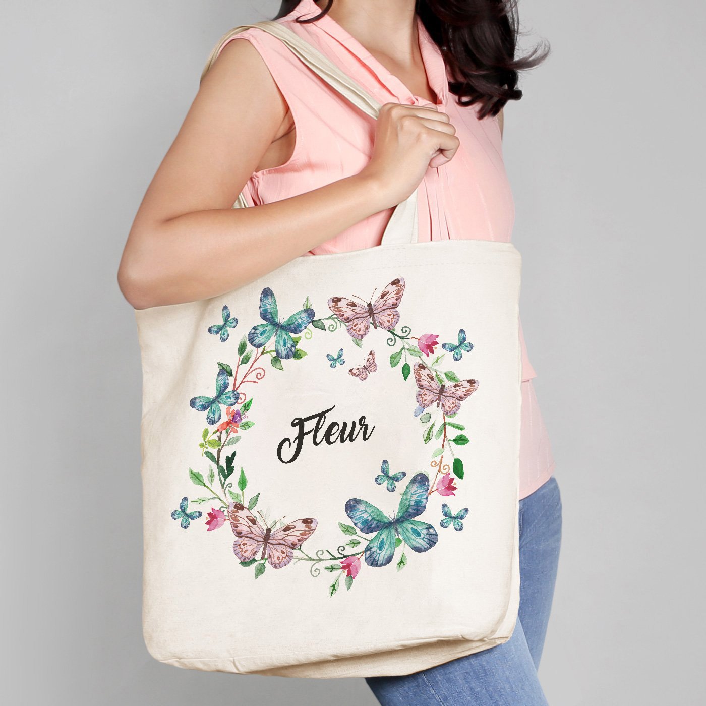 Murrano Custom Tote Bag for Sister's Anniversary