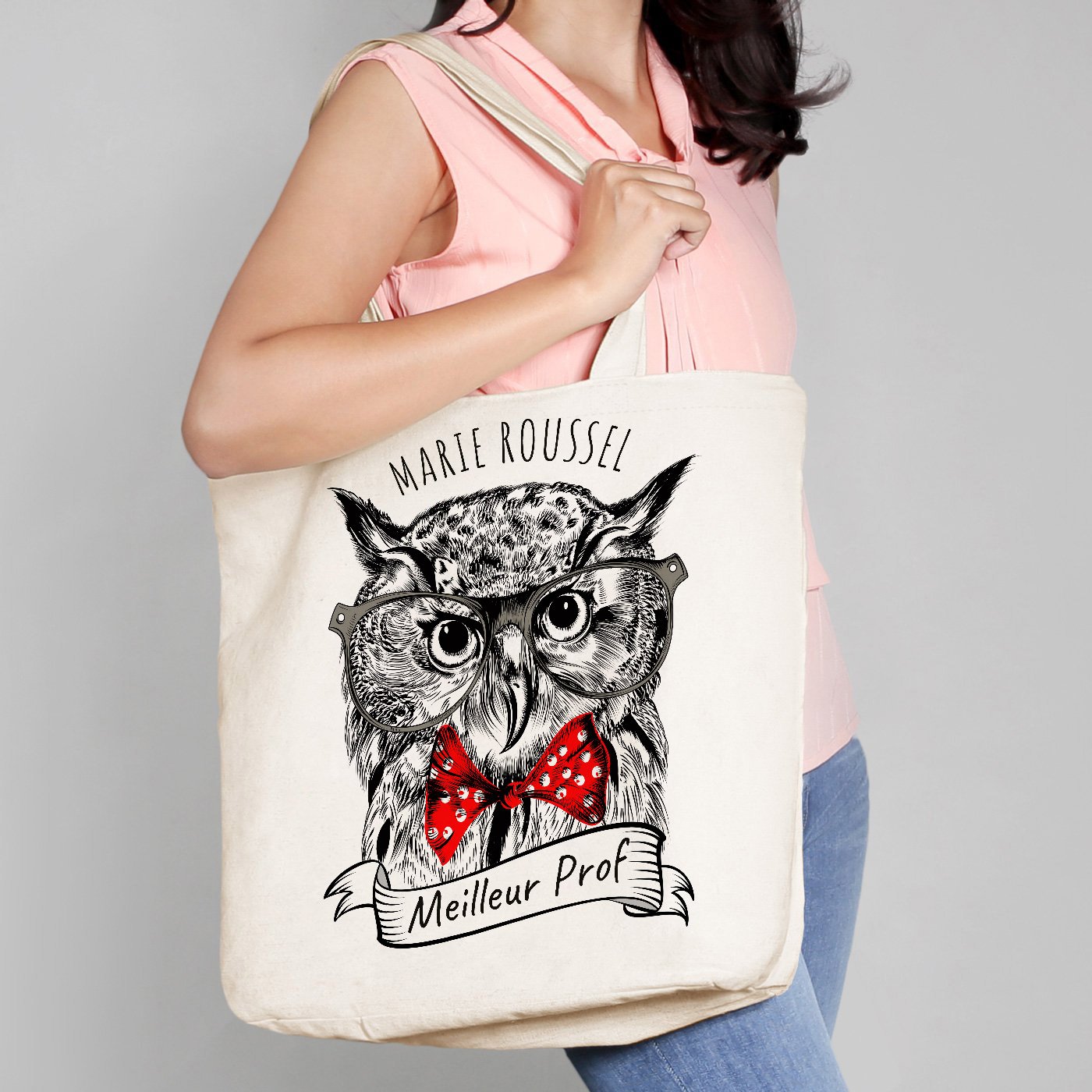 Murrano Personalized Teacher Tote Bag