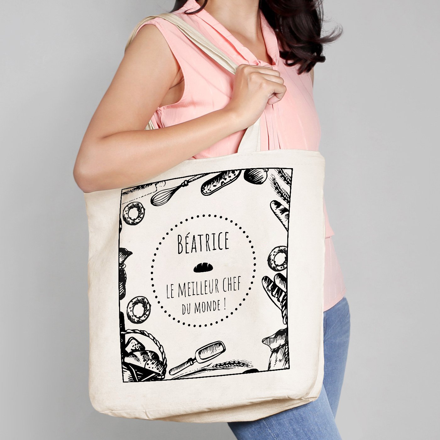 Bolso tote personalizado Murrano para amiga