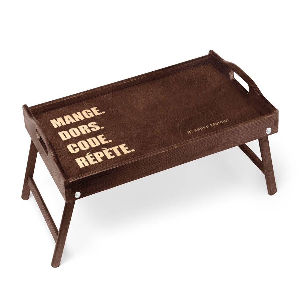 Plato de cama personalizado Murrano para el cumpleaños de un colega