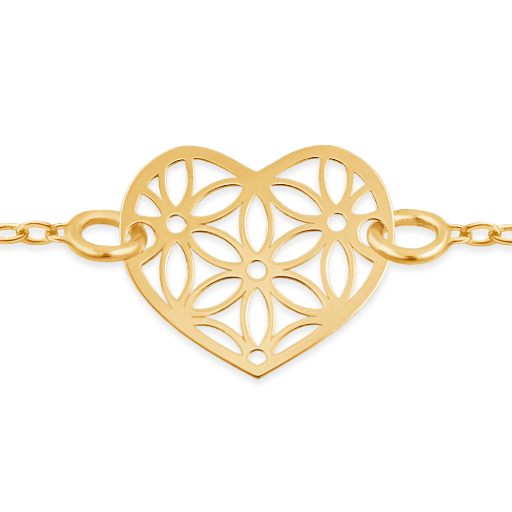 Pulseras de oro de 14 quilates con grabado de Murrano para una amiga