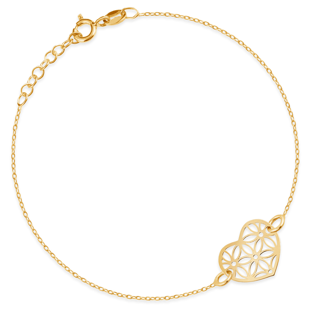 Pulseras de oro de 14 quilates con grabado de Murrano para una amiga