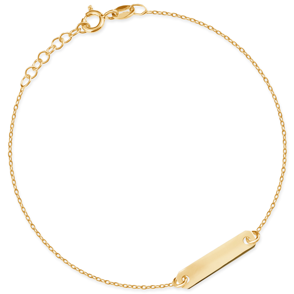Brazalete de oro de 8 quilates personalizado Murrano para mujeres
