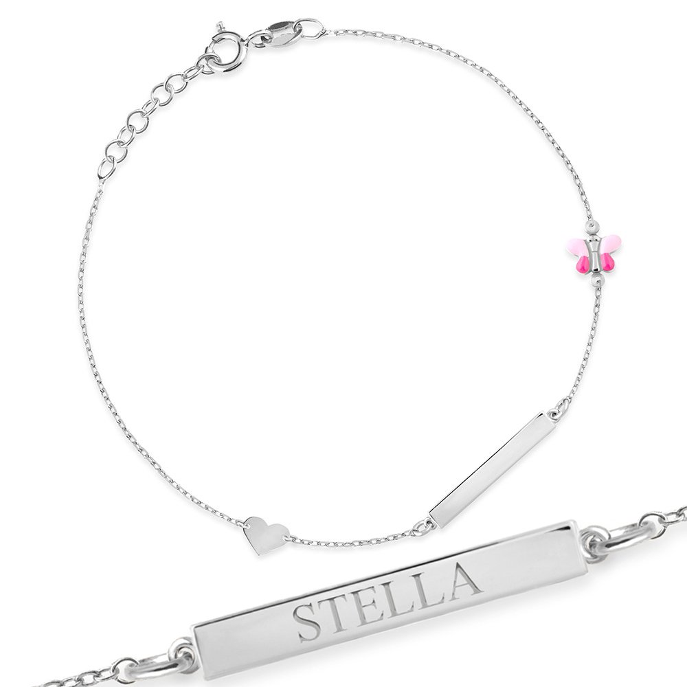 Brazalete de plata Murrano para nieta