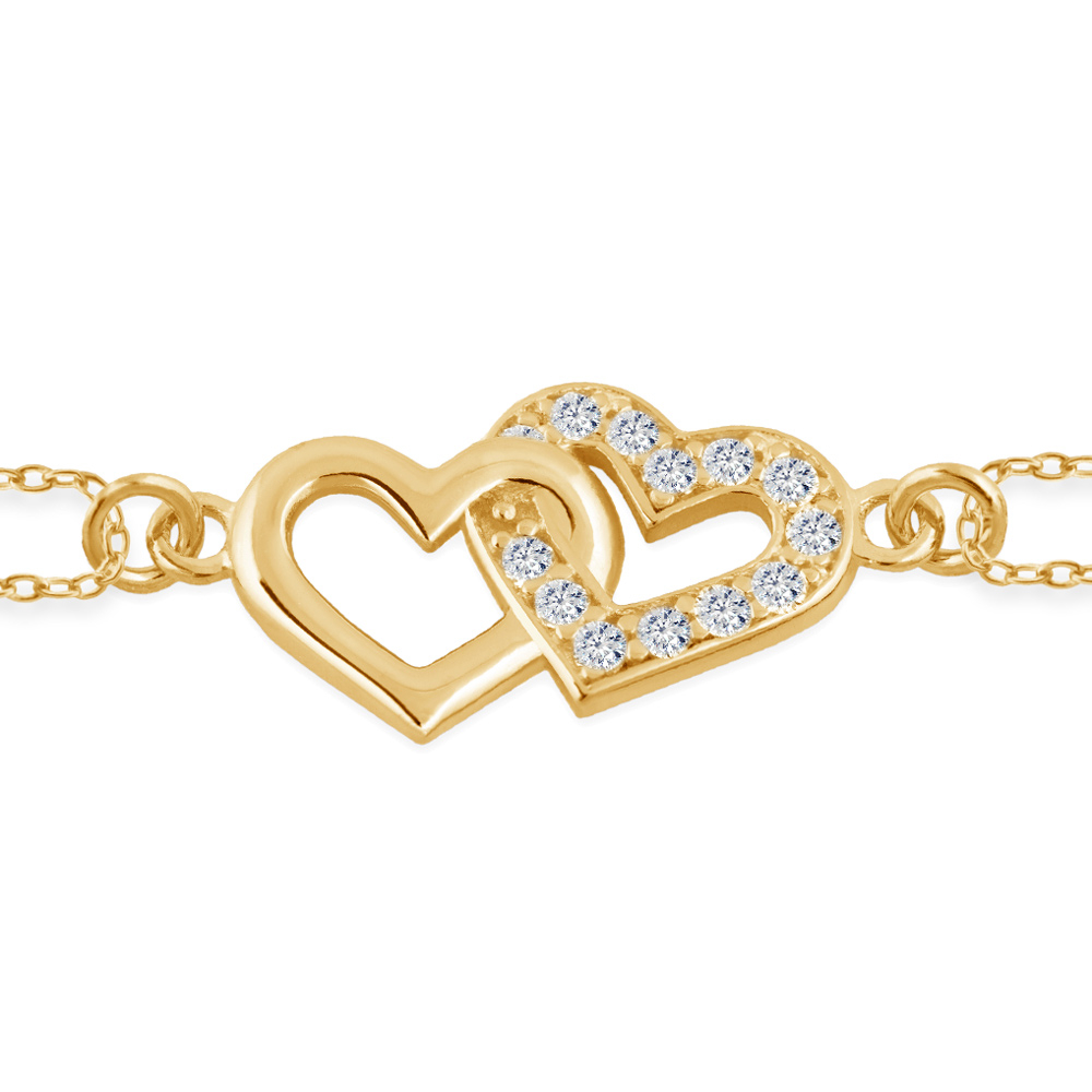 Brazalete de oro de 14 quilates grabado Murrano para mujer
