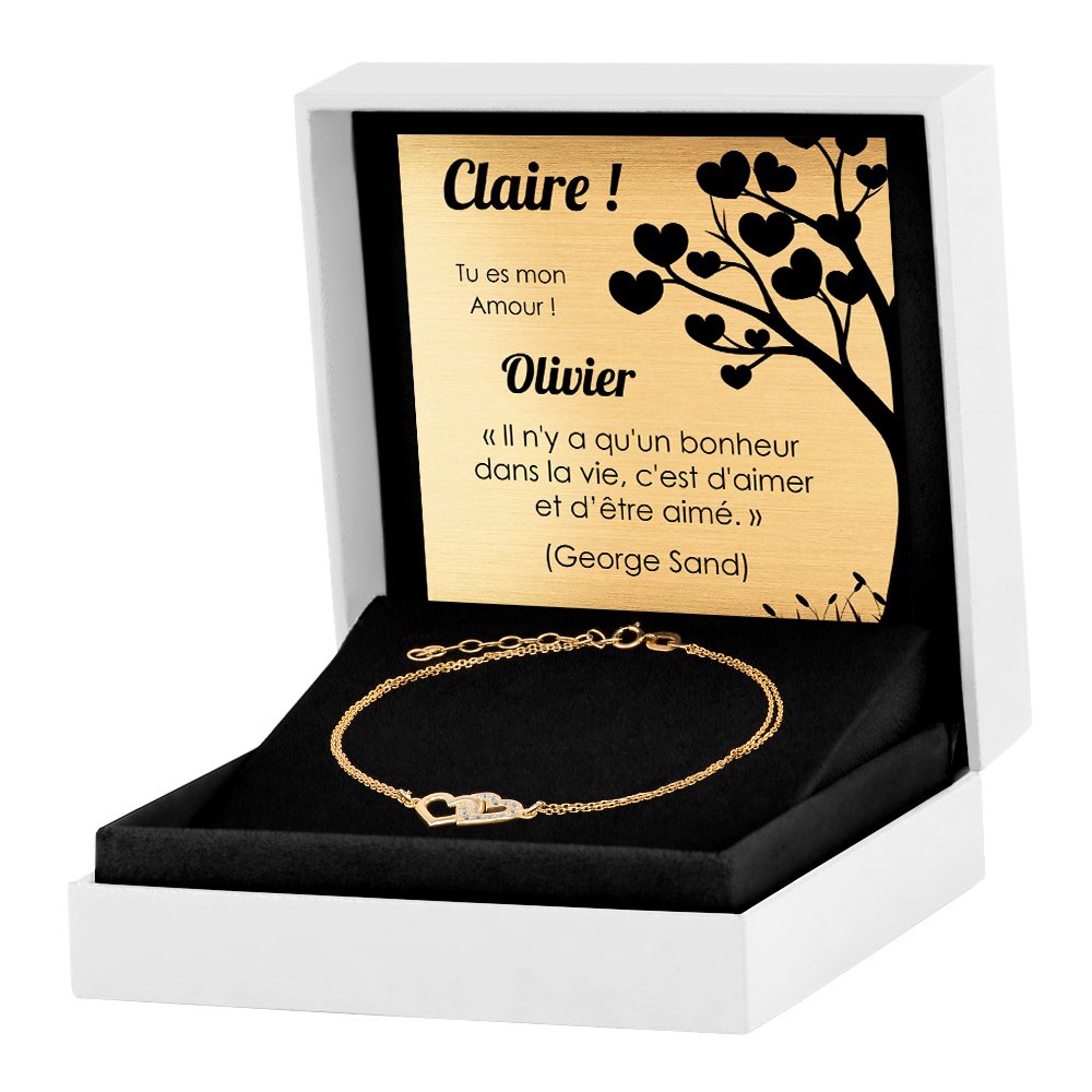 Brazalete de oro de 14 quilates grabado Murrano para mujer