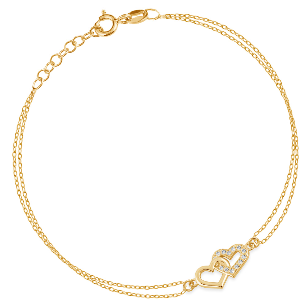 Brazalete de oro de 14 quilates grabado Murrano para mujer