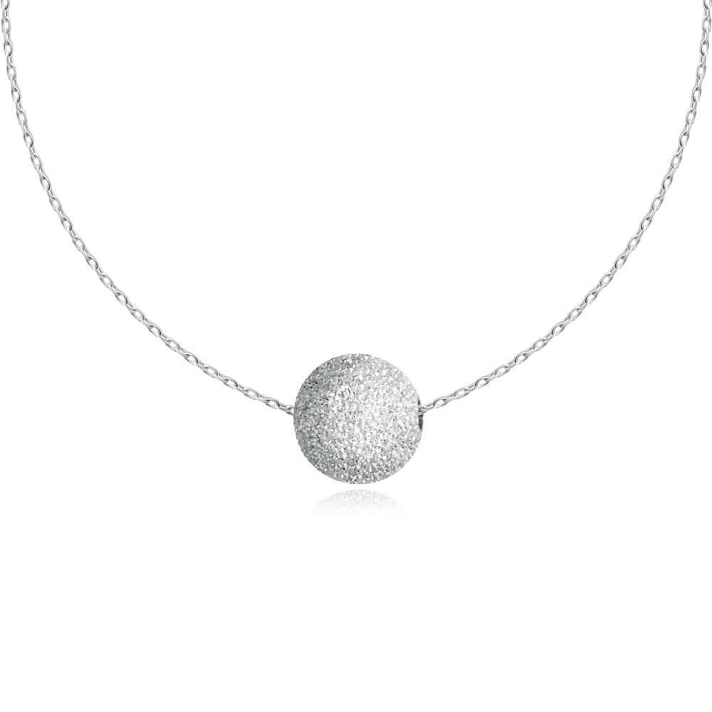 Collar de plata esterlina 925 (milliésimas) con grabado para mujer - Murrano