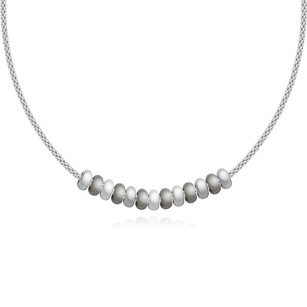 Collar de plata esterlina 925 grabado para una amiga