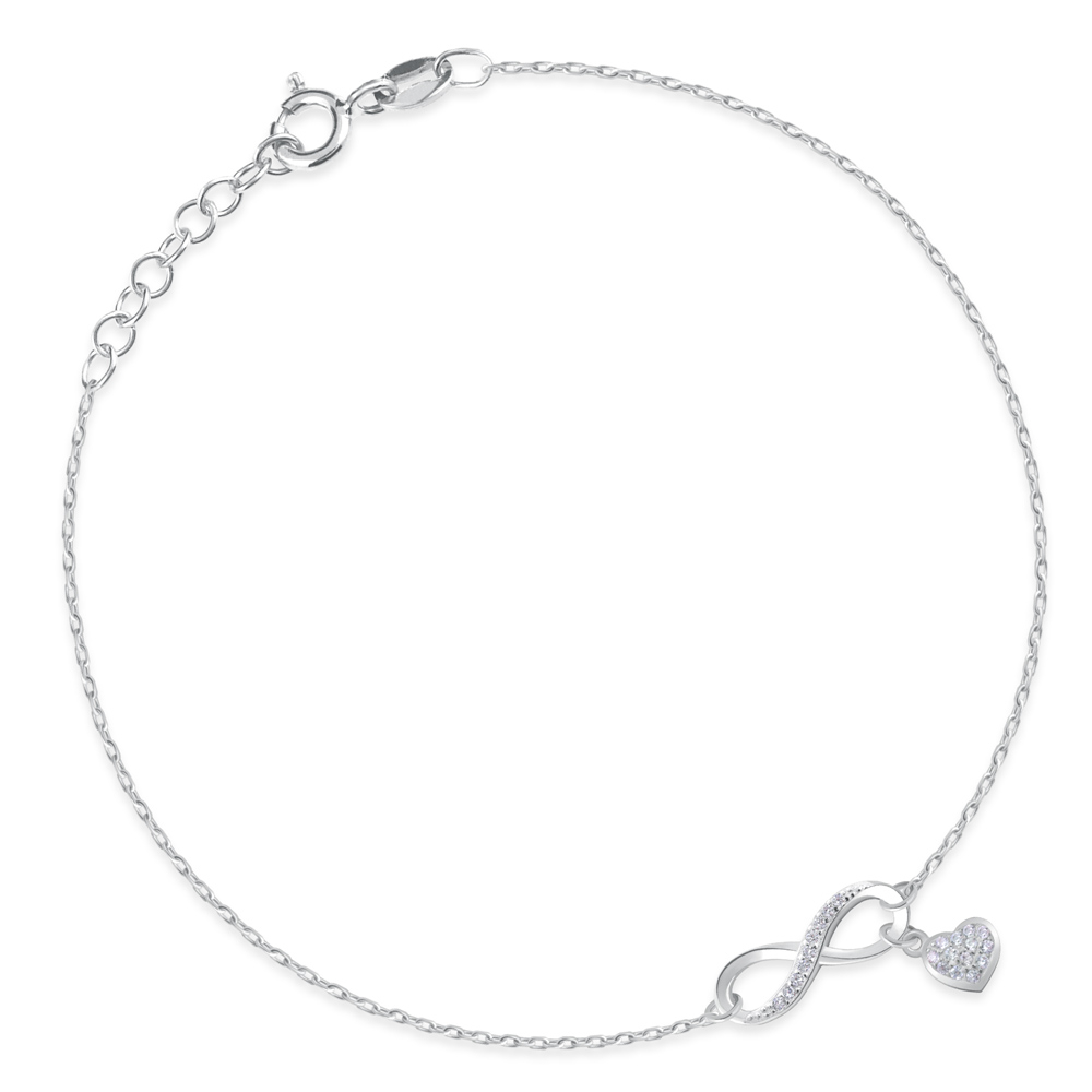 Pulseras de plata de Murrano con grabado para madrina