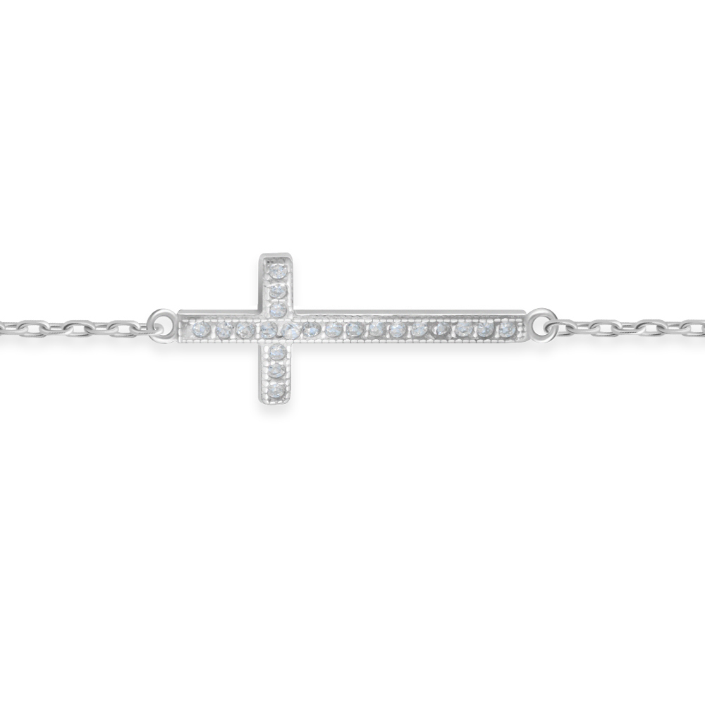 Brazalete de plata esterlina grabado Murrano para abuela