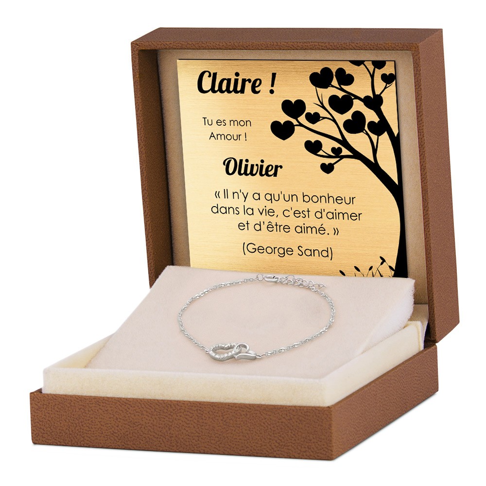 Pulseras de plata sólida 925 grabadas Murrano para esposa