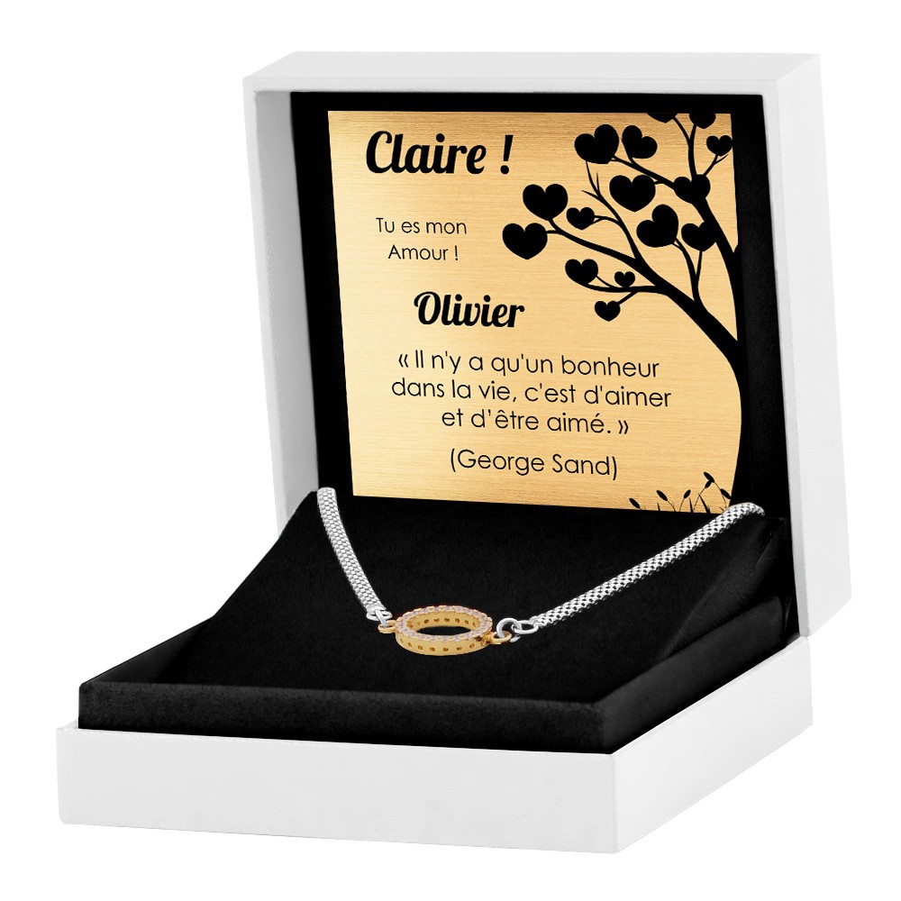 Collar de plata esterlina 925 (milésimas) grabado para mujer Murrano