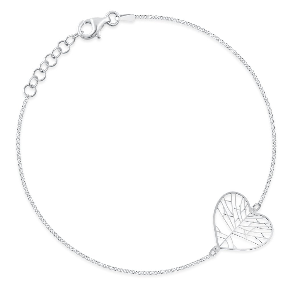 Bracelete de plata de ley personalizado Murrano para una novia