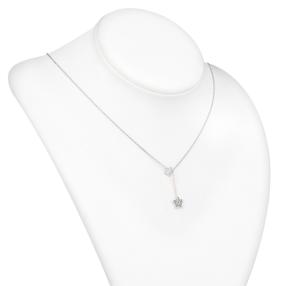Murrano 925 Sterling Silver Engraved Necklace with Gift Box for a Friend