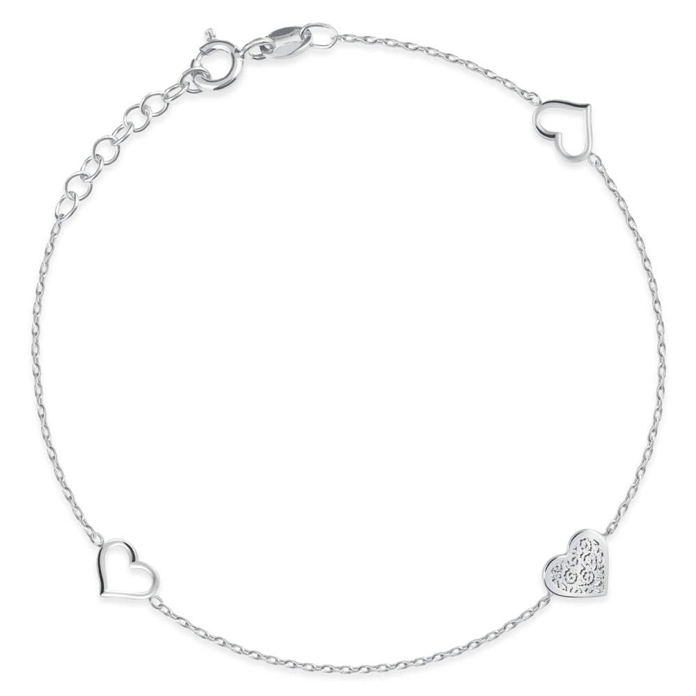 Brazalete de plata esterlina 925 personalizado Murrano para una prometida